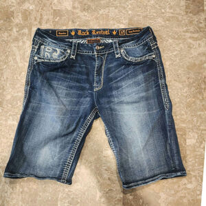 Womens Rock Revival Sundee Easy Bermuda Shorts 32x12